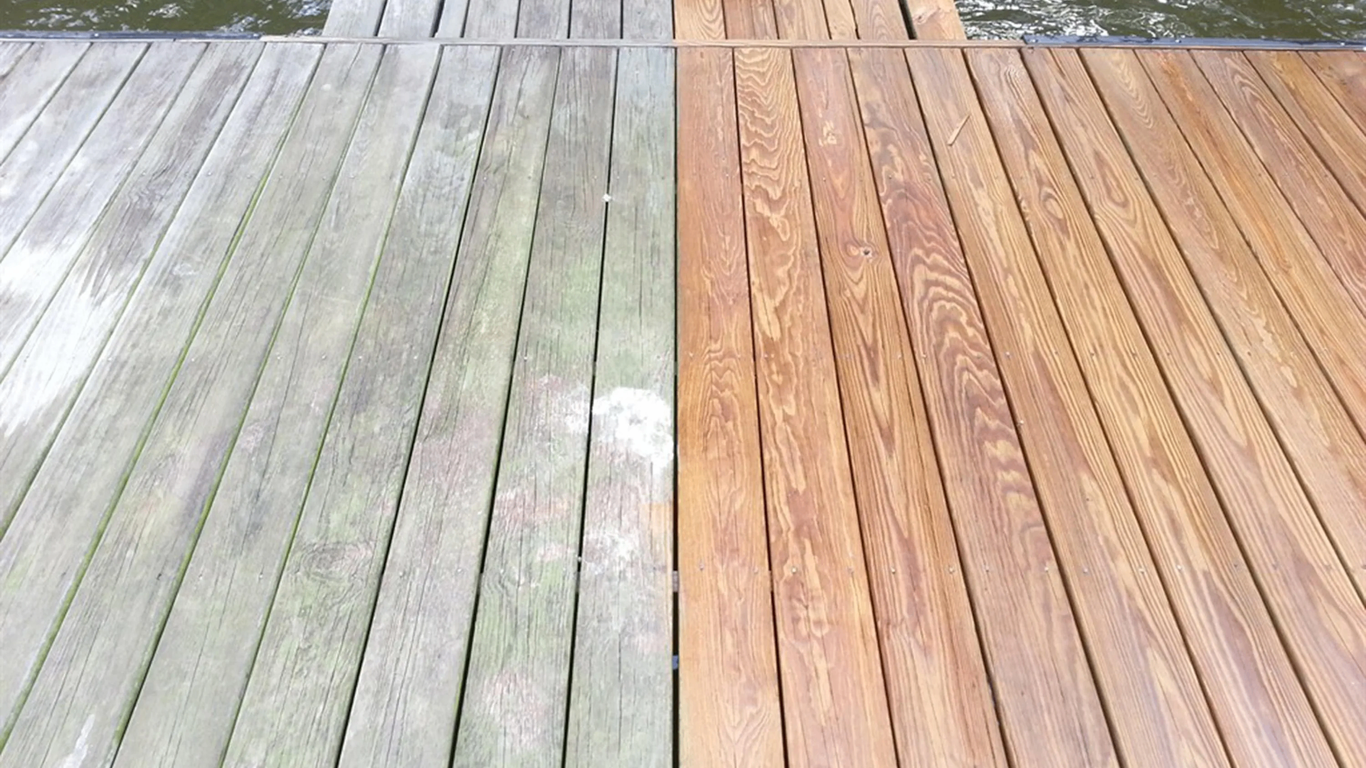 Deck Restoration before and after
